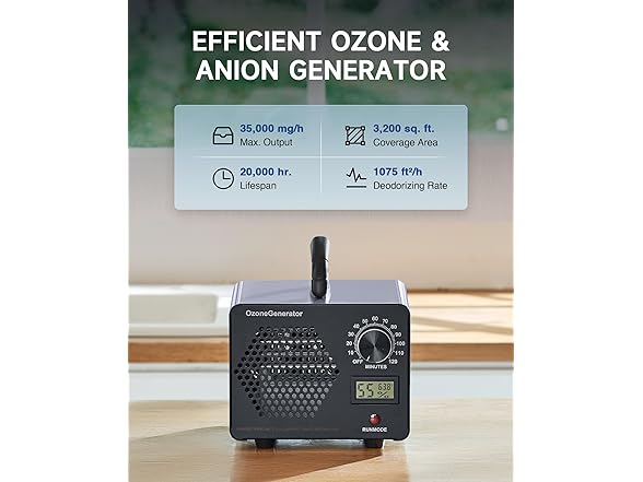 CREWORKS Ozone Generator 60000 mg/h