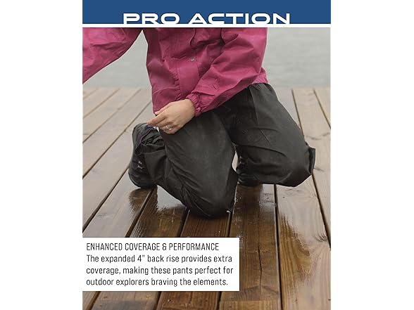 FROGG TOGGS Rain Pant (XL) Black