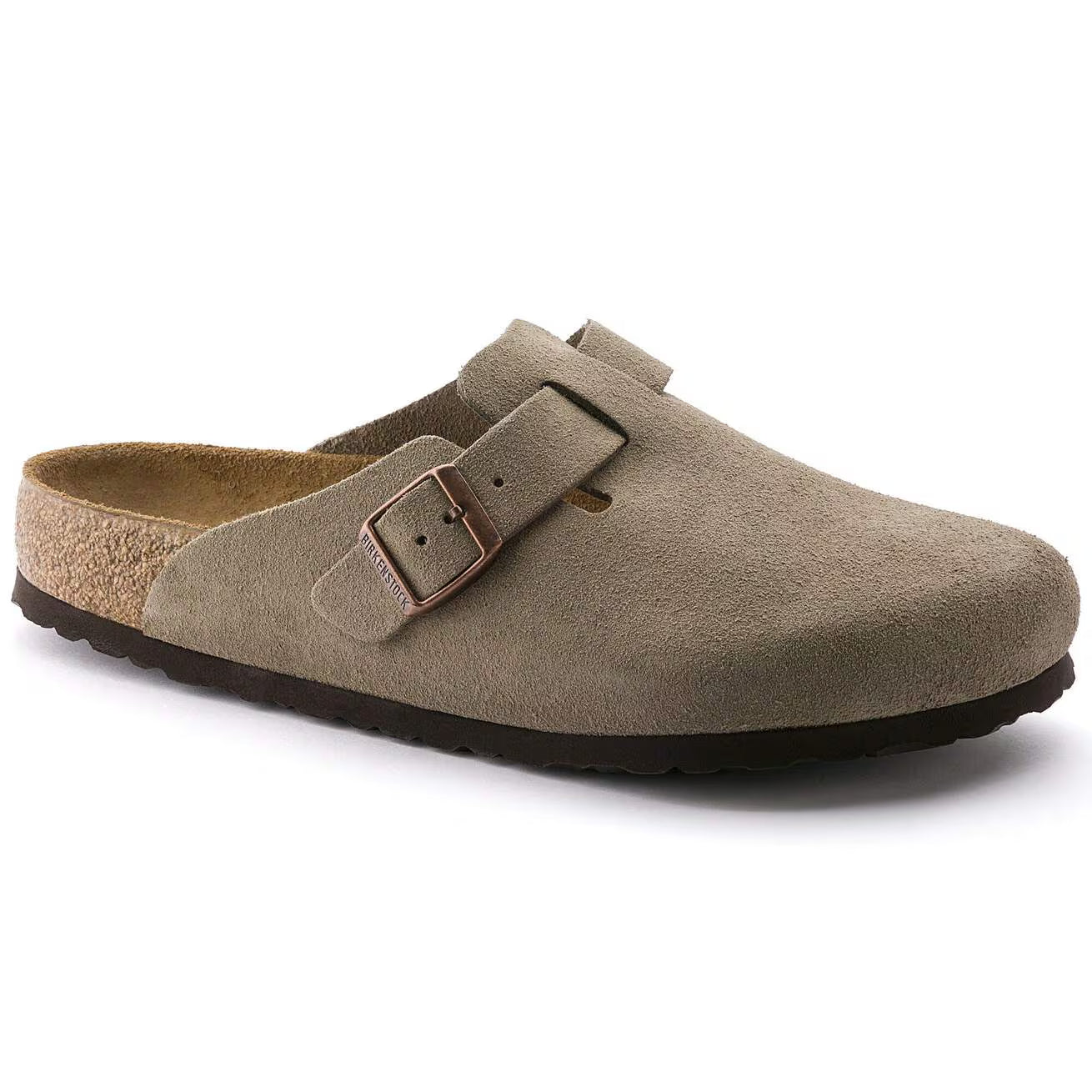 Birkenstock Unisex Boston SFB SL Taupe (Open Box) - Gallery 5