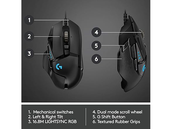 Logitech G502 Hero High Performance Gaming Mouse