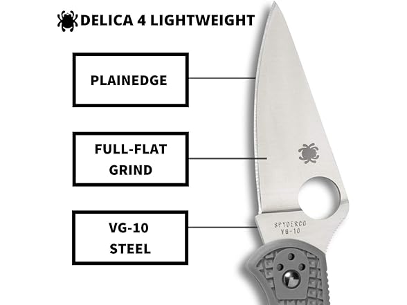 Spyderco Delica 4 Lightweight 7.15" Knife