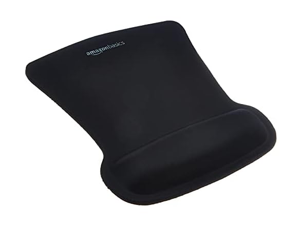 Amazon Basics Irregular Ergonomic Gel Computer Mouse Pad