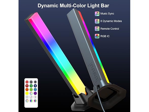velted RGB Music Sync LED Light Bar