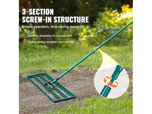 VEVOR Lawn Leveling Rake