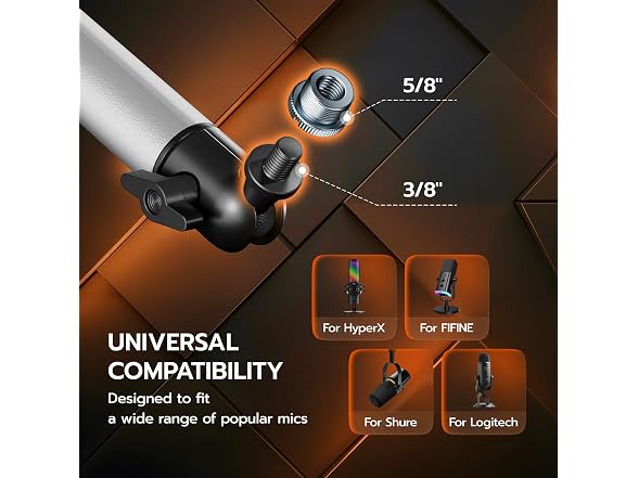 ARES WING Aluminum Low Profile Mic Arm
