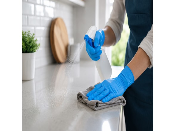 1000ct Blue Nitrile Gloves - Medium