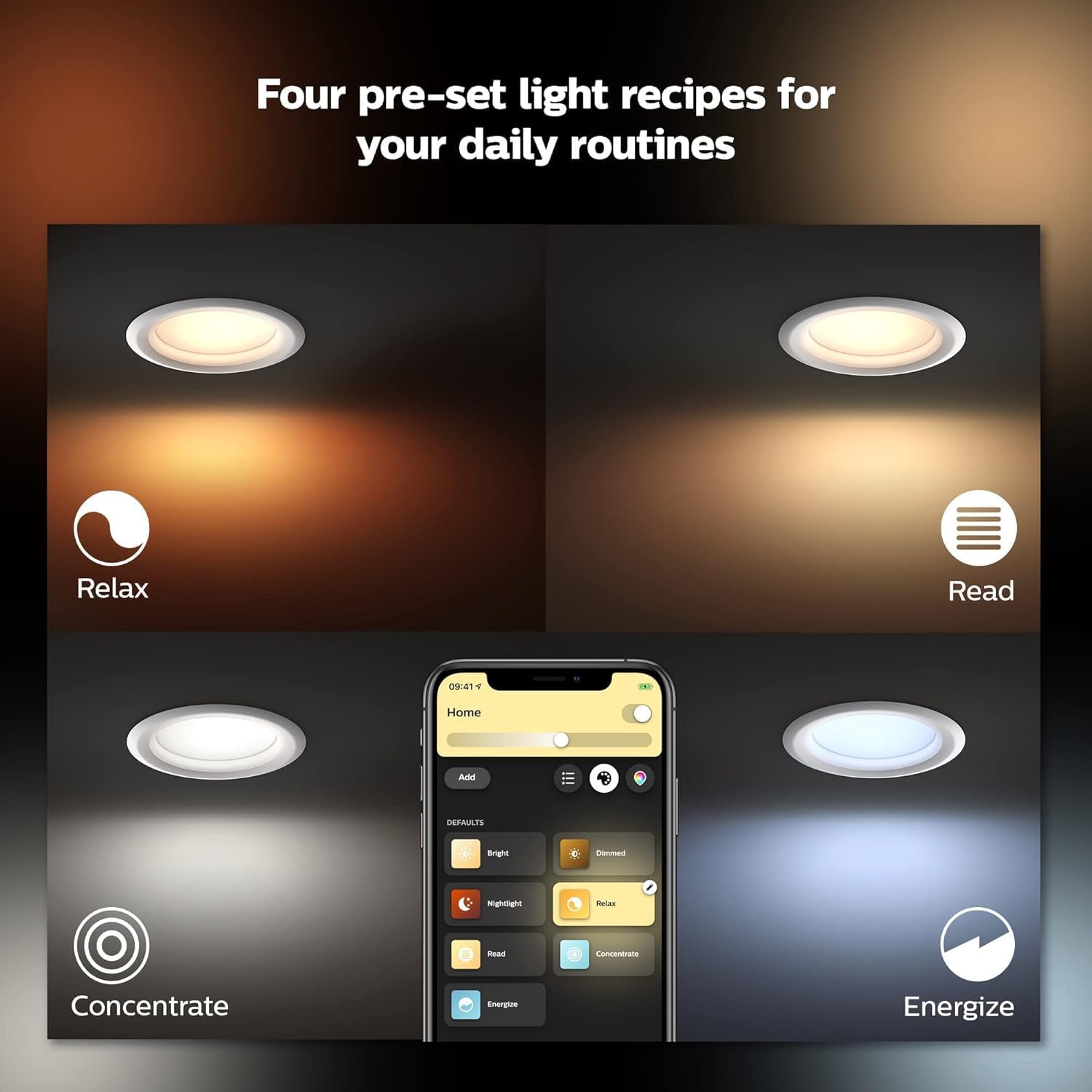 Philips Hue Philips Hue Smart Recessed 5/6 Inch LED - Gallery 12