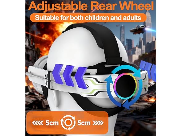 ArocoVr RGB Head Strap for Oculus and Meta Quest