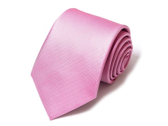 Formal Men’s Necktie - Pink Prism Weave