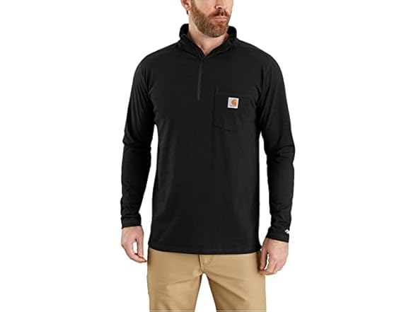 Force Quarter Zip Black (S)
