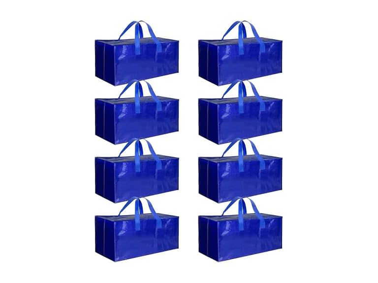 HealSmart 8 Pack Extra Large Moving Bags