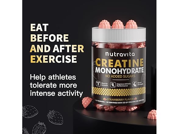 Nutravita Creatine Monohydrate Gummies