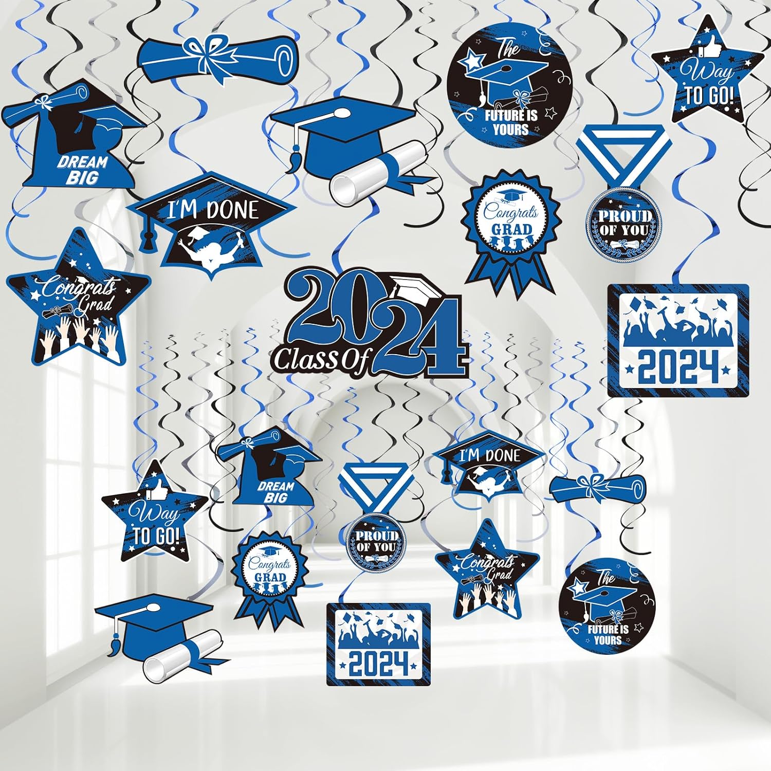60 Pieces Graduation Party Decorations - Gallery 4