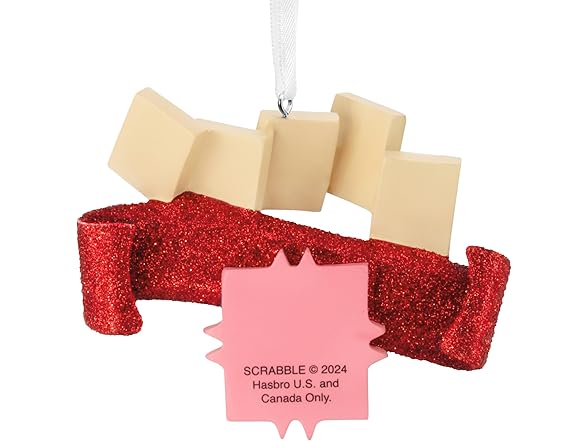 Hallmark Hasbro Scrabble Christmas Ornament