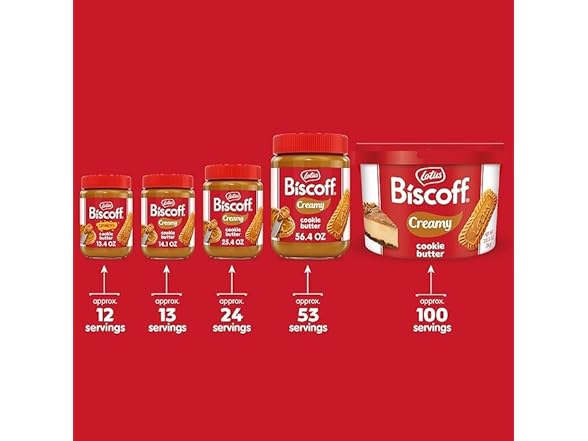 Lotus Biscoff Cookie Butter Spread, Creamy
