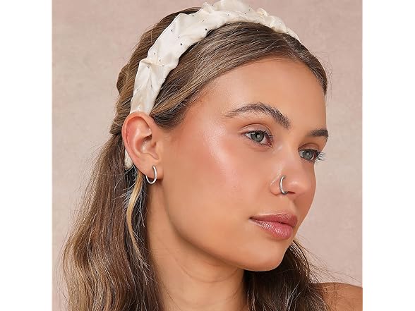 YemmxLoo Nose Rings Hoops