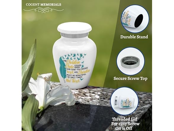 Cogent Memorials Small and Mini Urn