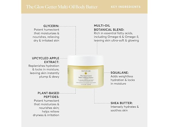 Naturium Glow Getter Whipped Multi Oil Body Butter