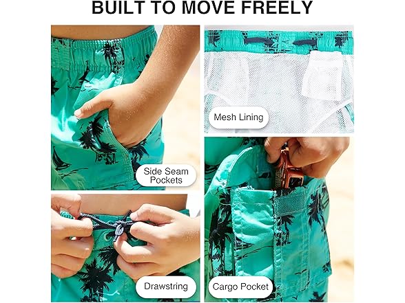 Kanu Surf Boys Echo Quick Dry UPF 50+ Beach Trunk (7)