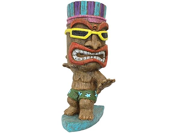 Design Toscano Kahuna Tiki Surfer Dude Statue