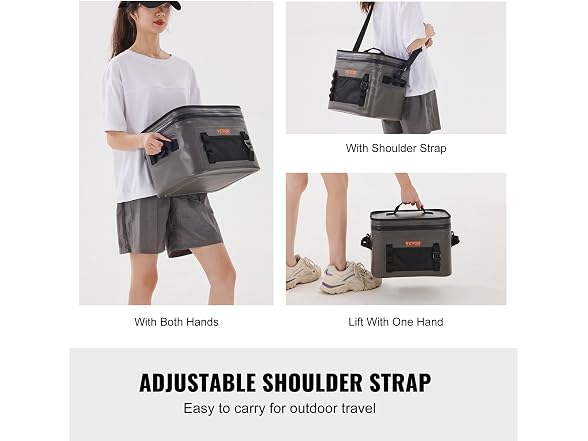 Soft Cooler Bag, 24 Cans Soft Sided Cooler Bag