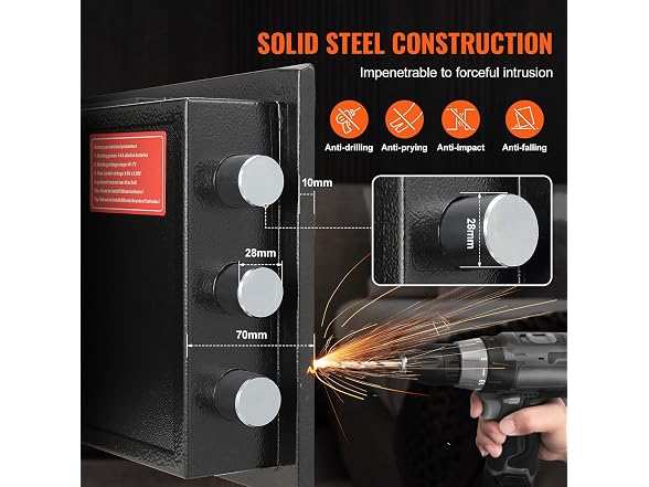 1.7 Cub Depository Safe, Deposit Safe with Drop