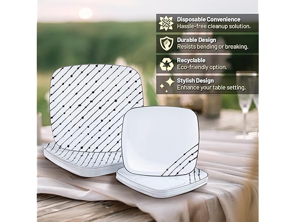 Dining Collection Party Plastic Plates