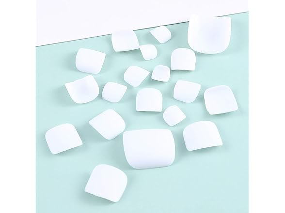 ELABEST Matte False Toe Nails