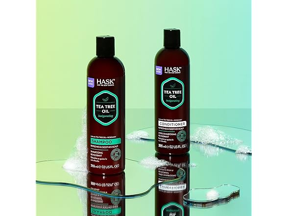 HASK Tea Tree & Rosemary Oil Scalp Care Shampoo - 12 fl oz