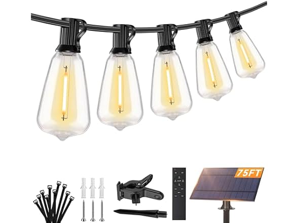 Brightever 75FT Solar String Lights