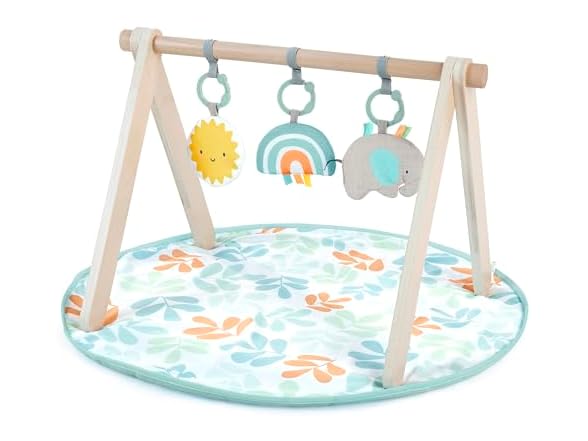 Sun Valley Wooden Toy Arch & Baby Play Mat