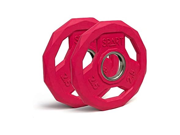 SPART Color Weight Plate 2-Inch 2.5LB Pair