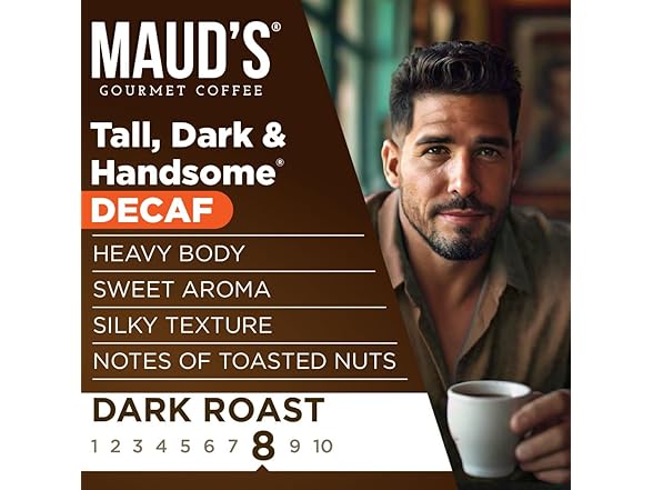 Maud's Decaf Dark Roast Coffee Pods, 18 ct