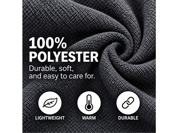 3Pk Mens Fleece Lined Full Zip Knit Sweaters
