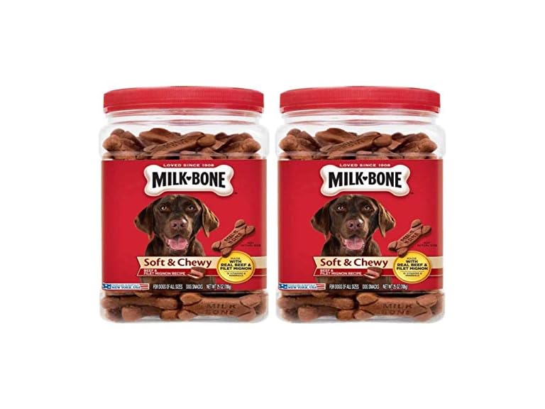 Milk-Bone Soft & Chewy Dog Treats, Beef