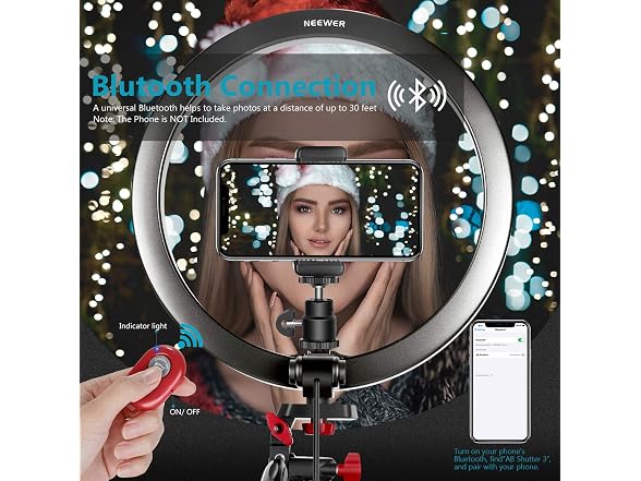Neewer 10-inch LED Ring Light Selfie