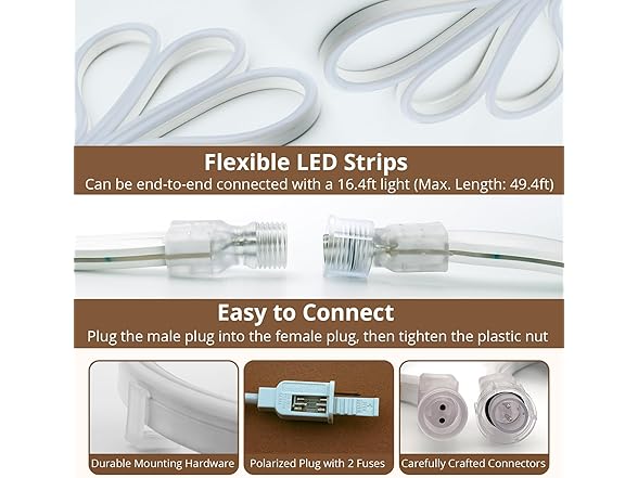 Areful LED Neon Lights, 33ft