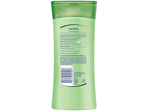 Vaseline Intensive Care Lotion Aloe 10oz