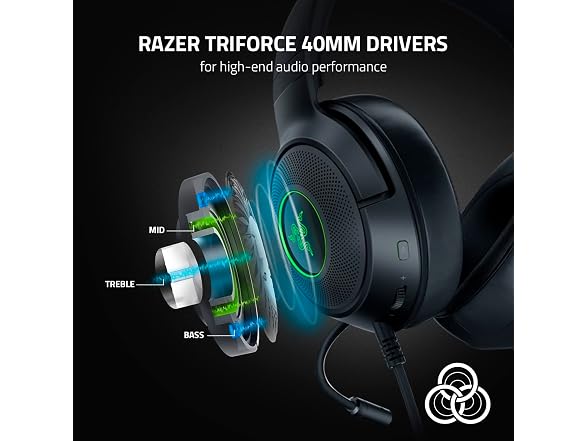 Razer Kraken V3 X Wired USB Gaming Headset