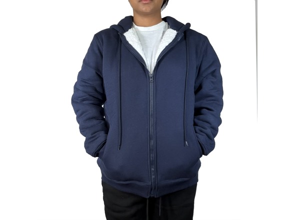 (1 or 2Pk) Womens Heavyweight Sherpa Zip Hoodie