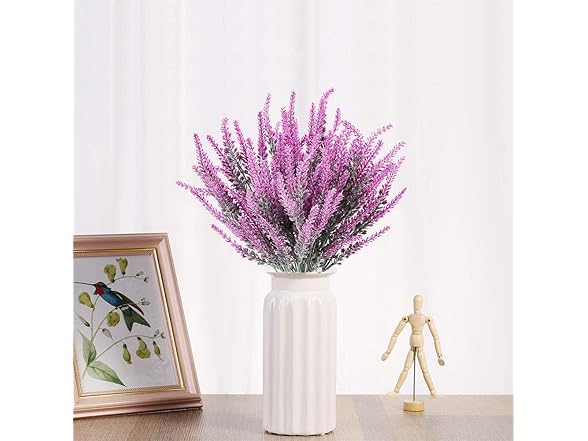 TENCHY 12 Bundles Artificial Lavender