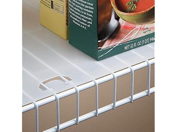 Shelf Liner for 16 Wire Shelving with Locking Tabs