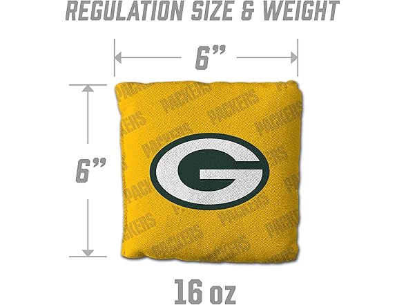 Green Bay Packers Cornhole Bags