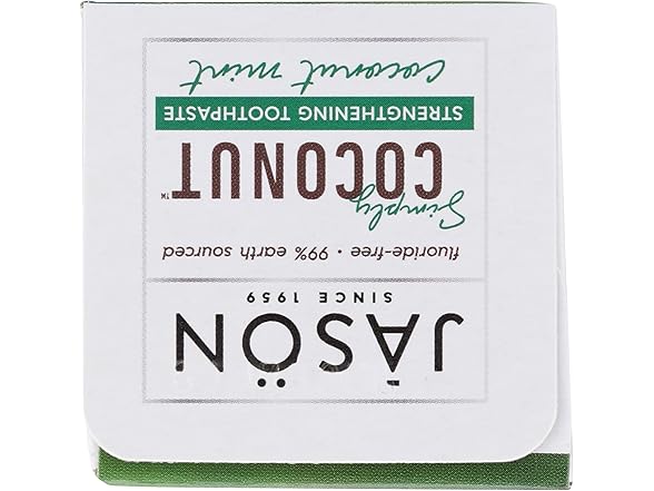 Jason Simply Coconut Toothpaste Coconut Mint 4.2oz