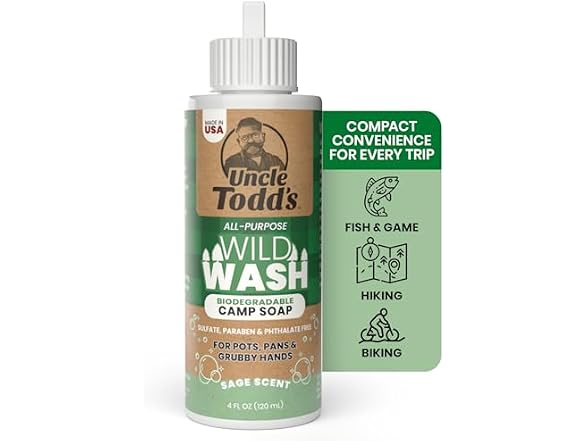 Uncle Todd's Wild Wash Biodegradable Soap