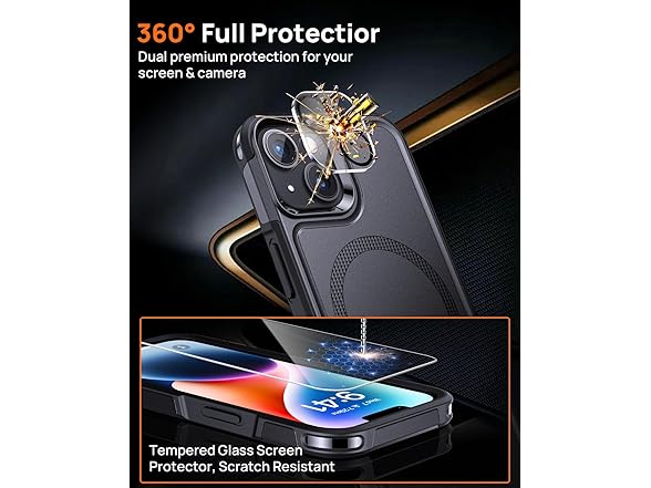 2-Pack Magnetic iPhone 14 Case Set