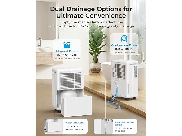Trazico 30Pint Dehumidifier