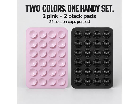 Phone Stand - Black+Pink 4 Pack