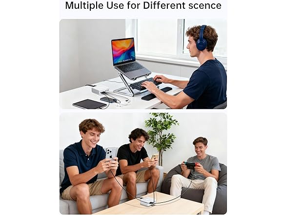 Hinkicher 7-1 USB C Charging Block | 140W GaN3