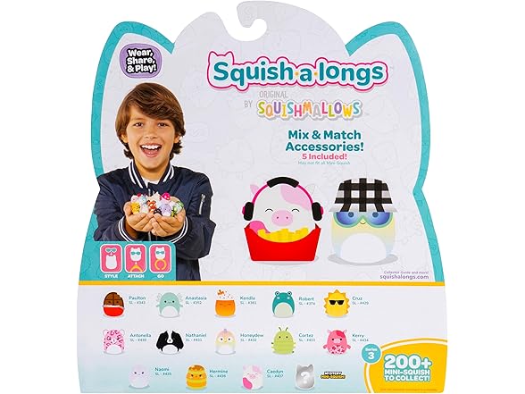 Squish-a-longs Mini-Squish 14-Pack (Wave 3, Style 1)